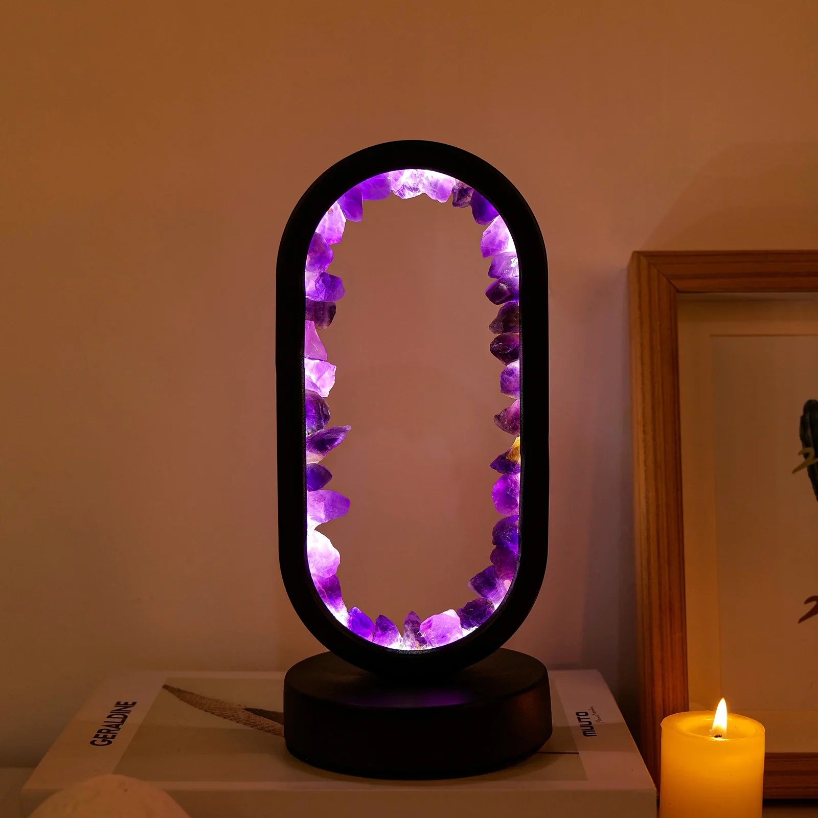 Handgjord Ametistlampa - Serenith