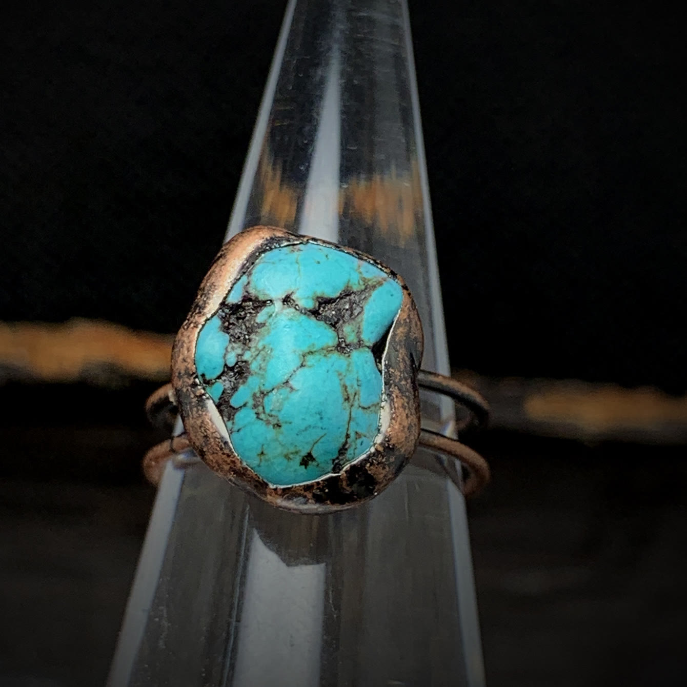 Naturlig råsten födelse ring – Selina