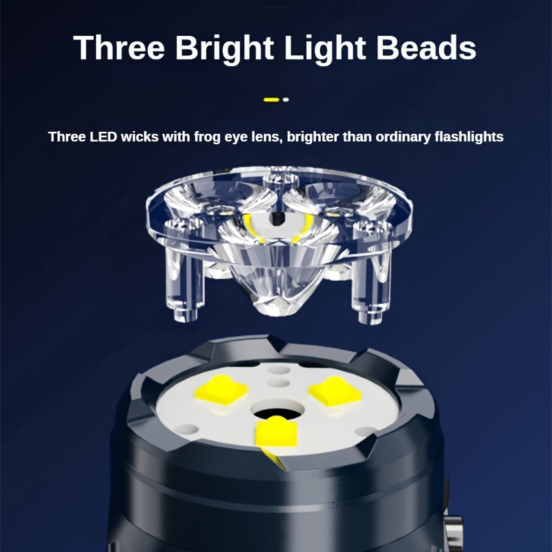 LumoBeam Mini Ficklampa – Stark Ljus i Kompakt Storlek