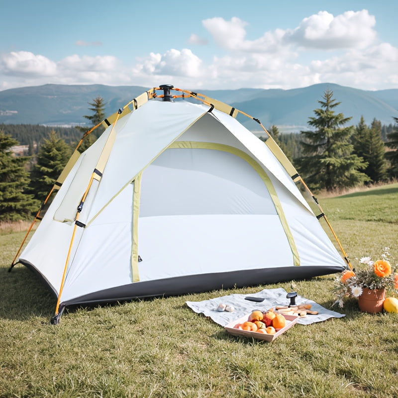 Snabbinstallation 4-personers campingtält – Andningsbart och vindskyddande skydd