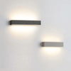 LED Utomhusvägglampa - Rättvinklig Design