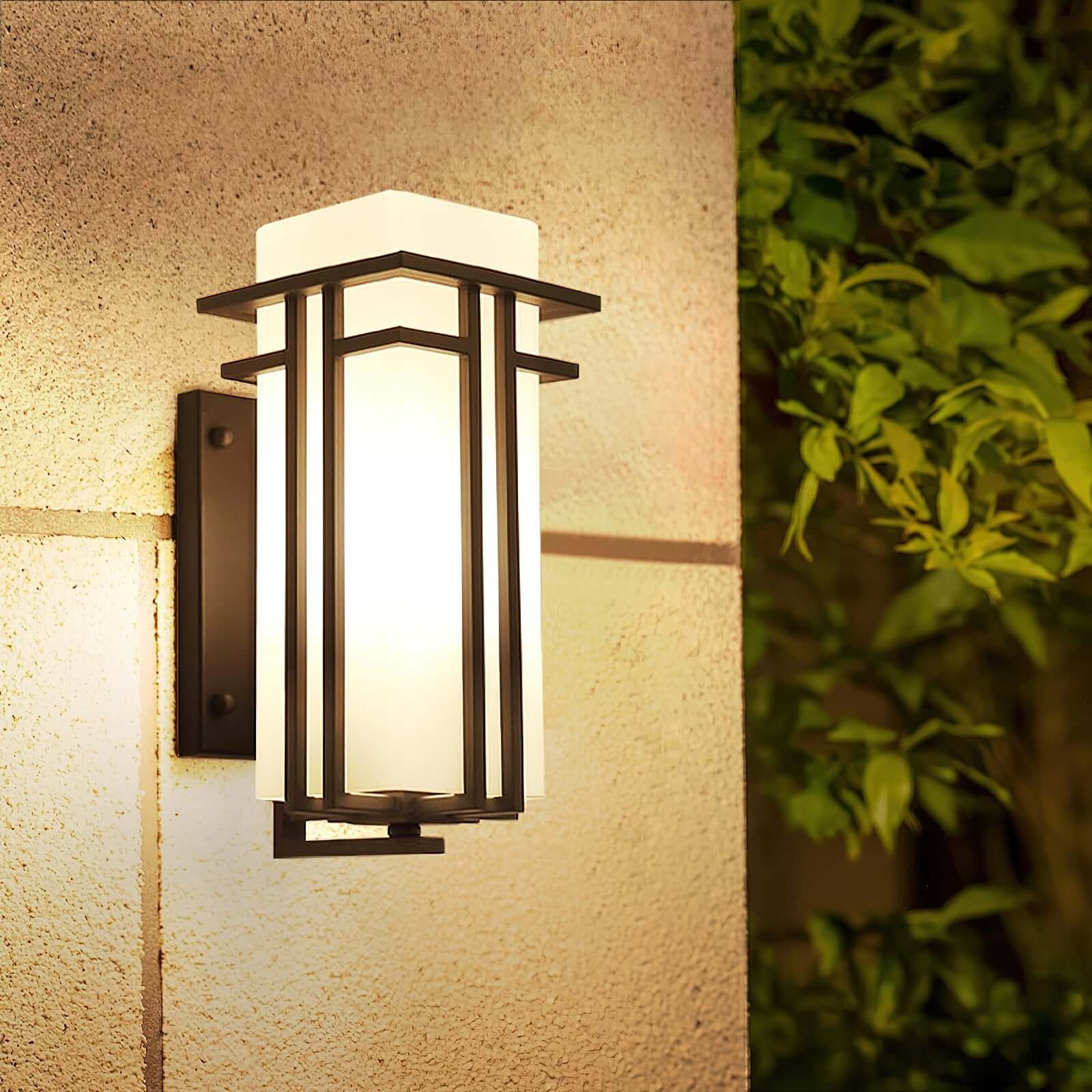 Utomhus Vägglampa - Järn & Glas