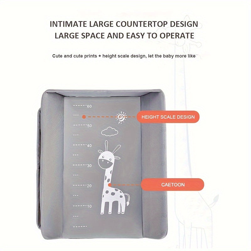 Justerbart och bärbart skötbord – Perfekt för organisation och komfort