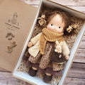 Muñeca Waldorf | Animal de peluche de tela hecho a mano | Varios diseños