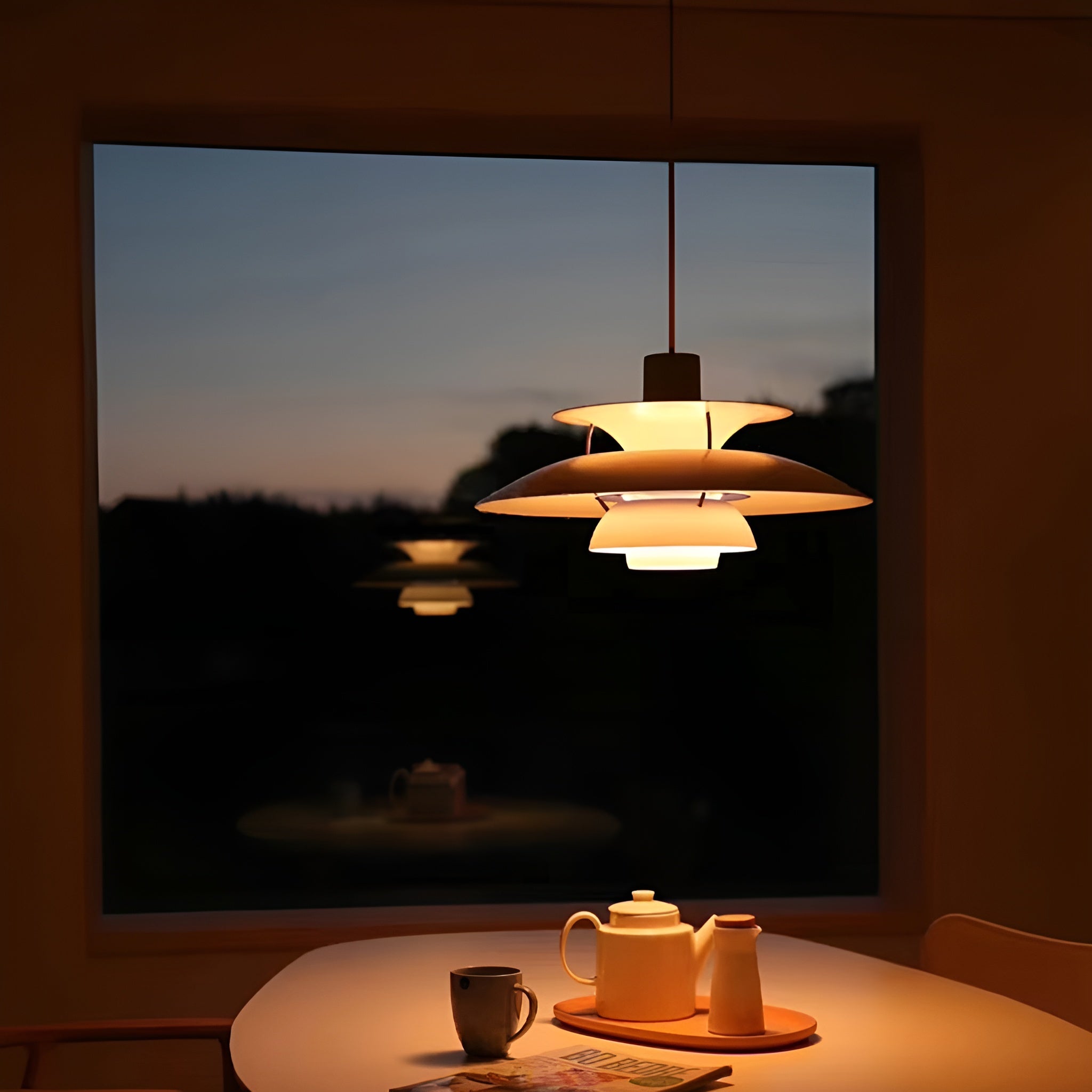 SkyGlow LED Pendellampa – Modern Skandinavisk Design med Dimmfunktion