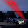 LED-projektionsväckarklocka – Temperatur- och datavisning med USB-ström