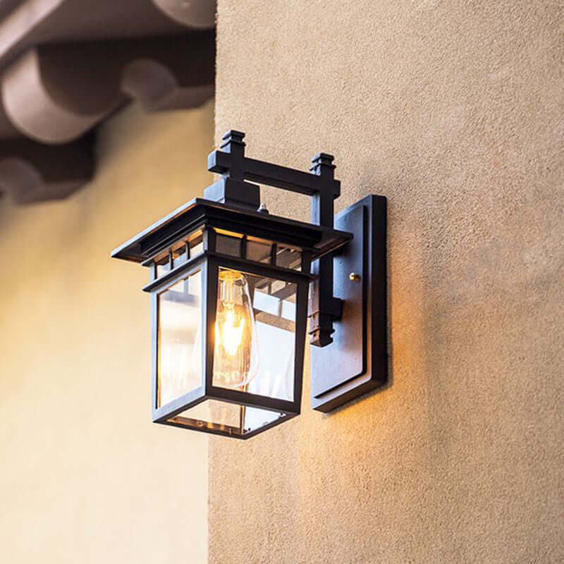 Modern Utomhus Vägglampa - Svart Design