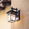 Modern Utomhus Vägglampa - Svart Design