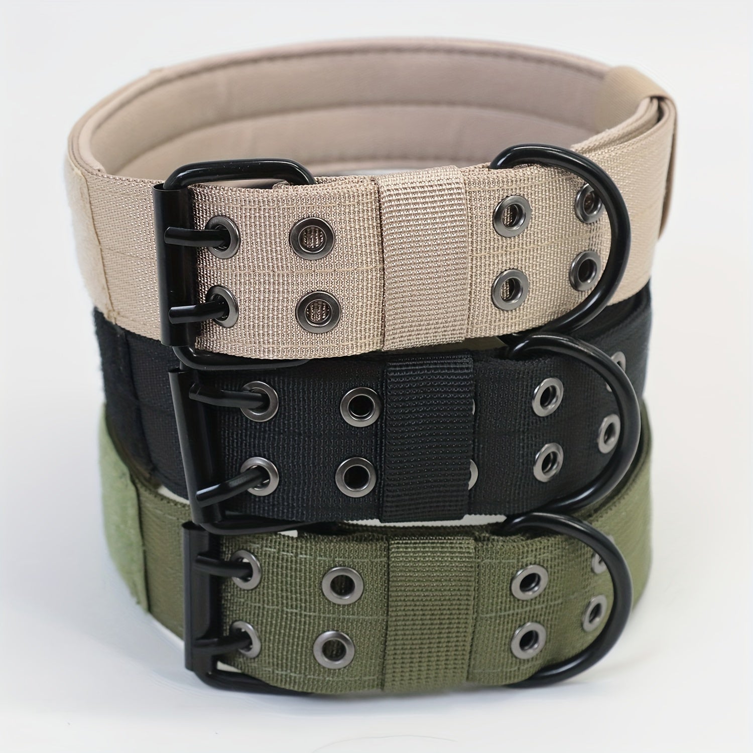 Justerbar Nylon Hundhalsband – Komfort och Kontroll för Stora Hundar