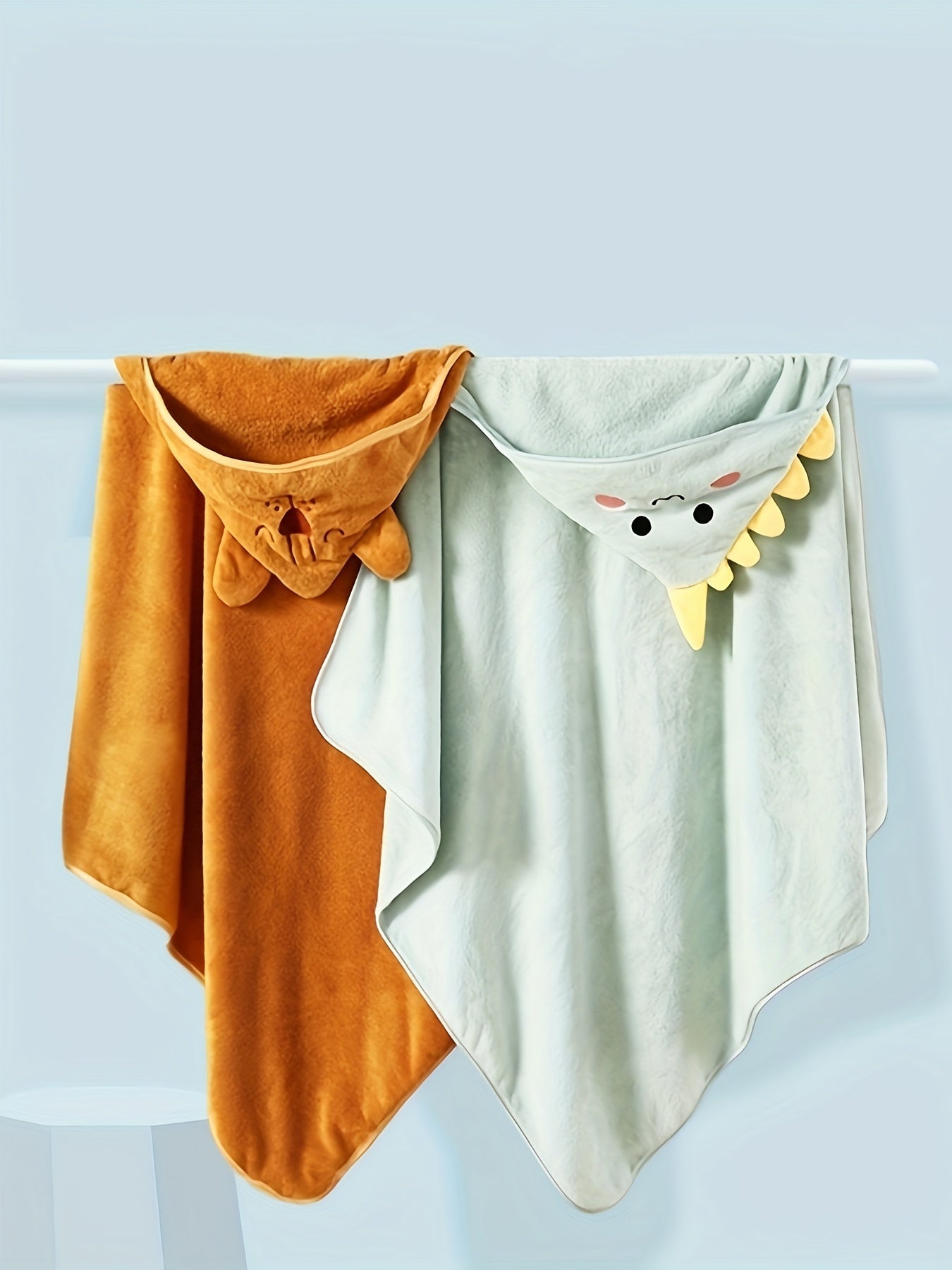 SnuggleSoft Baby Hooded Towel – Snabbtorkande & Ultra Mjuk