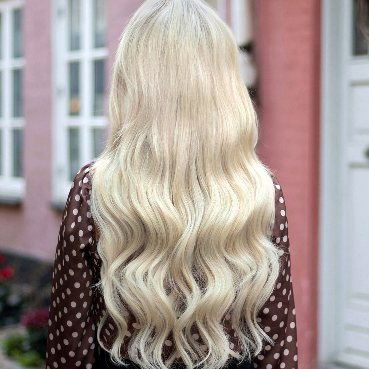 Sömlös Hårförlängning Sträng – SilkLine (Ljus Askblond 60B)
