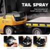 Tungt fjärrstyrt gaffeltruck – 1:24 skala med ljus och släp