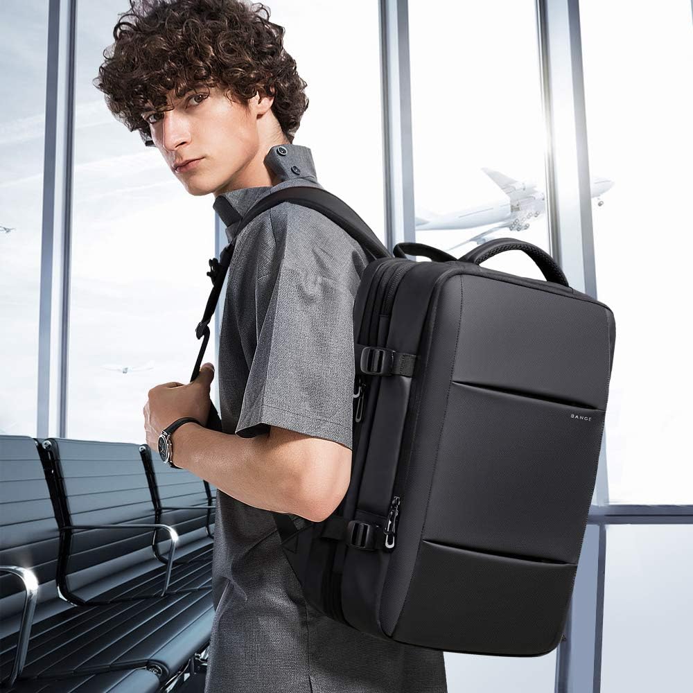 Expanderbar 26–45L Vattentät Reserucksack med Laptopfack och Dufflealternativ