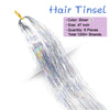 Glittrande Hår Tinsel Kit – Glittersträngar!