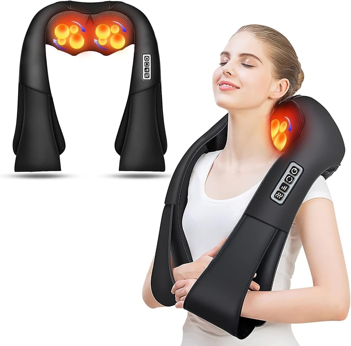 Shiatsu Massagekudde med Infraröd - FlowRelief
