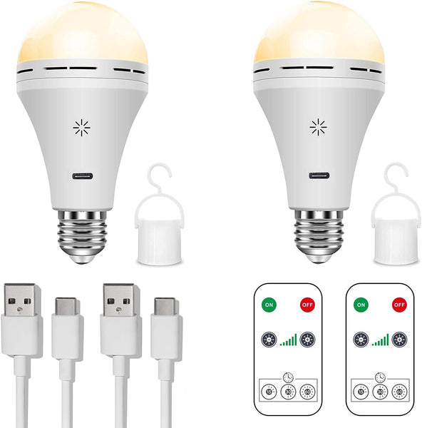 Trådlamp USB-laddningsbar LED-lampa – Luxaro