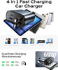 Fällbar Bil Laddare 69W USB C