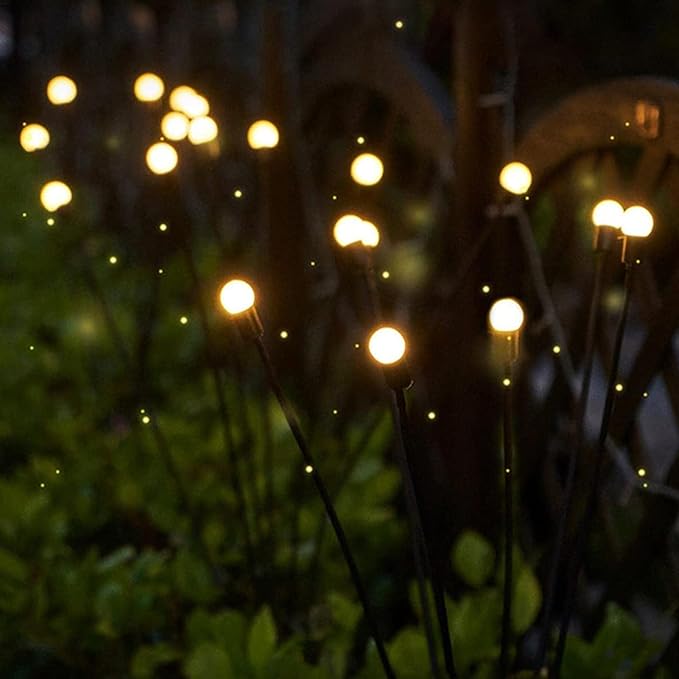 Flytande Solträdgårdslampor med Eldflygeffekt – FireGlow