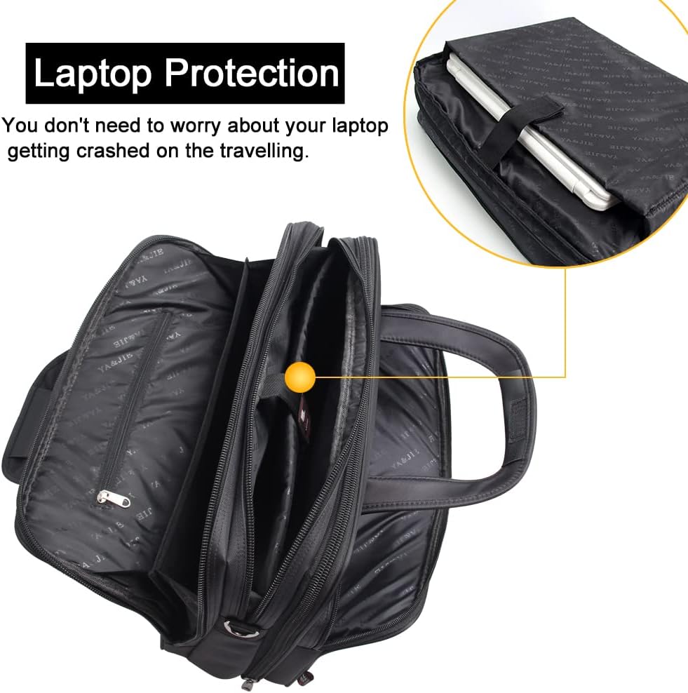 Herrarnas Canvas Laptop- och Affärsväska