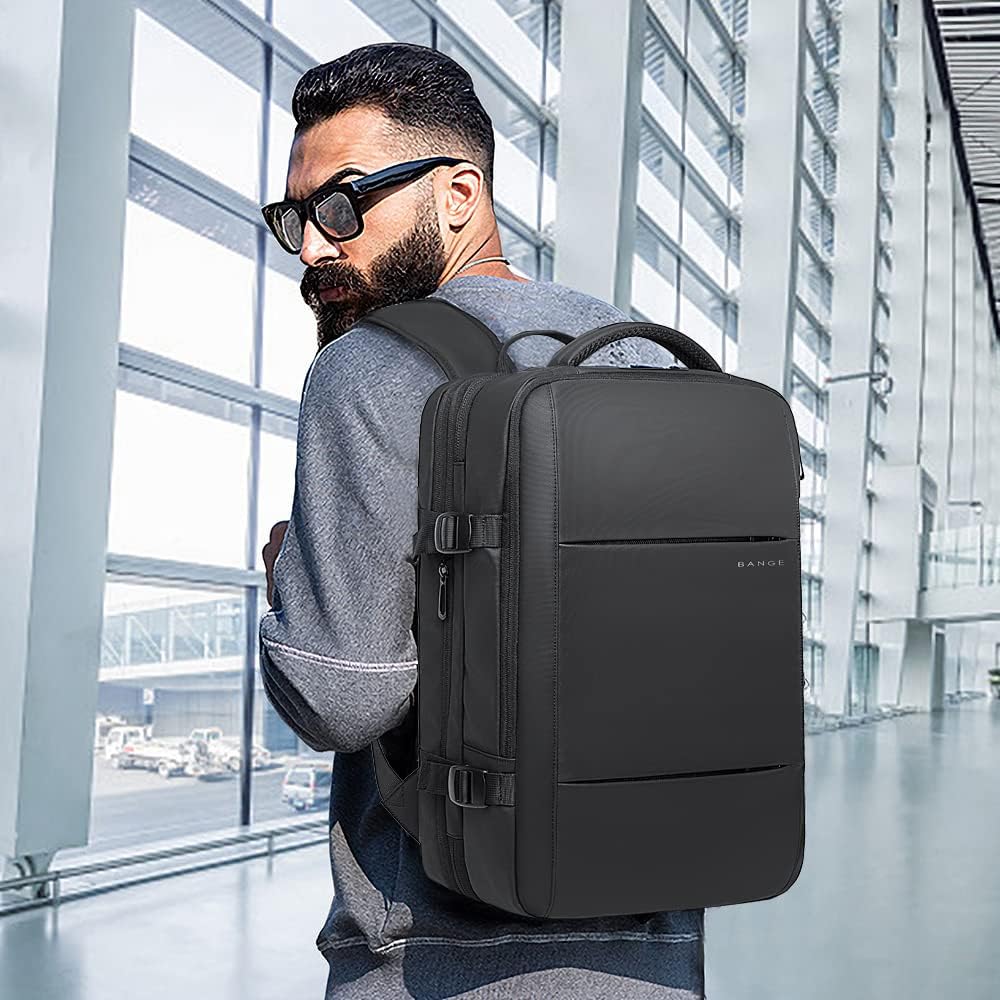 Expanderbar 26–45L Vattentät Reserucksack med Laptopfack och Dufflealternativ