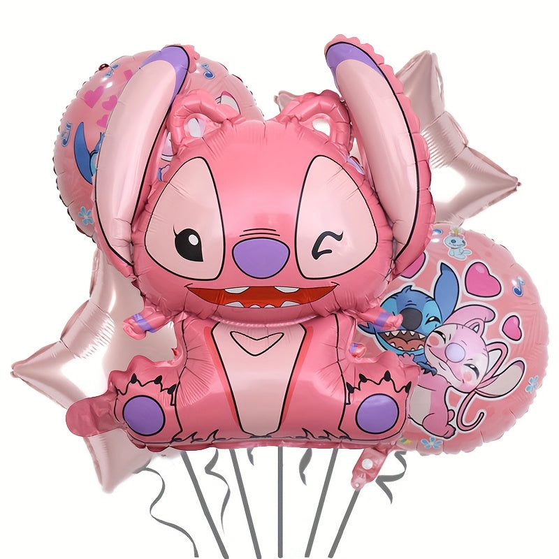 Stitch Ballongset – 5 Delar för en Magisk Fest