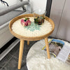Skandinavisk Rattan Sido Bord - Elin