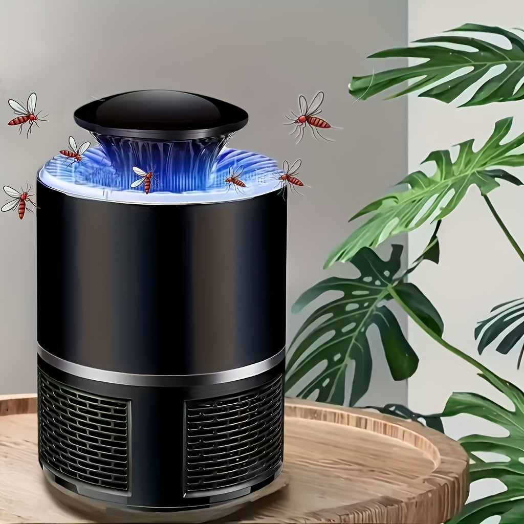 USB Tyst Mygglampa – Automatisk Insektsfångare med Blått Ljus
