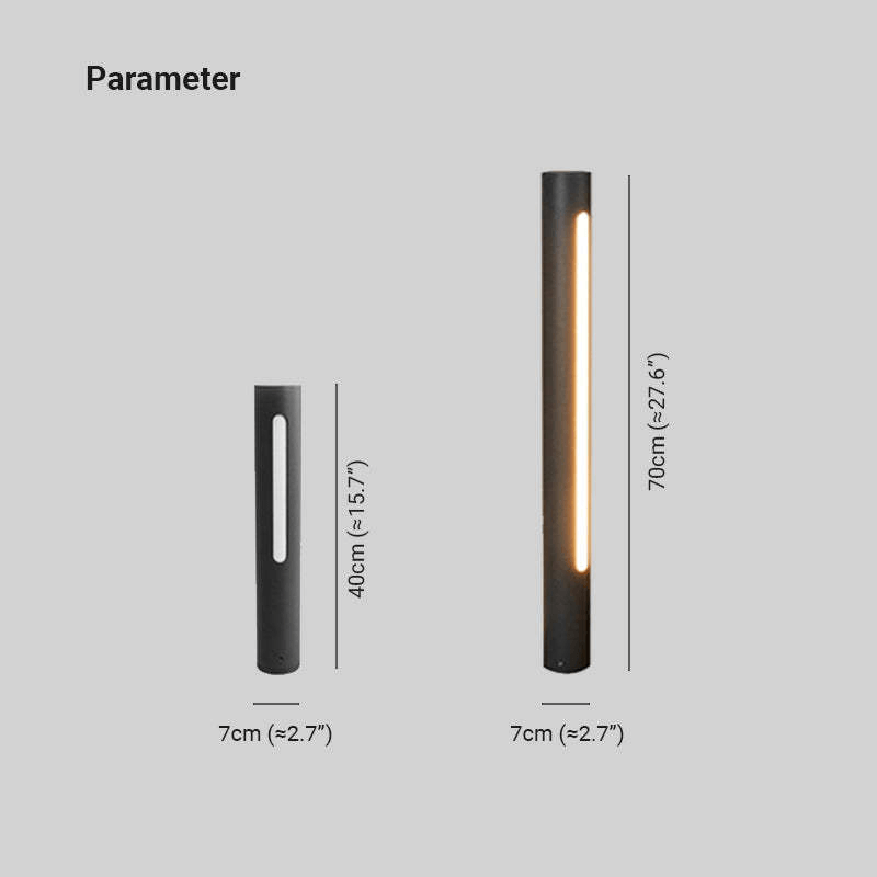 Modern LED Utomhusvägglampa - Metall & Akryl