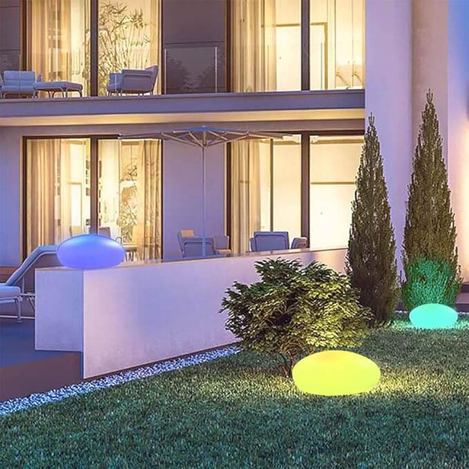 Trädgårdslampa LED - Utomhusbelysning med Fjärrkontroll