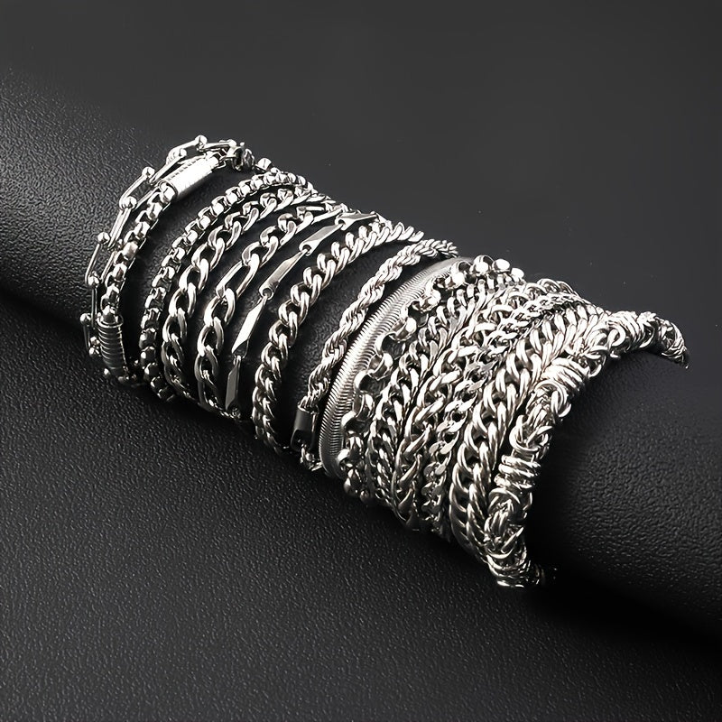 UrbanSteel Armband Set – Djärvt och Trendigt för Män