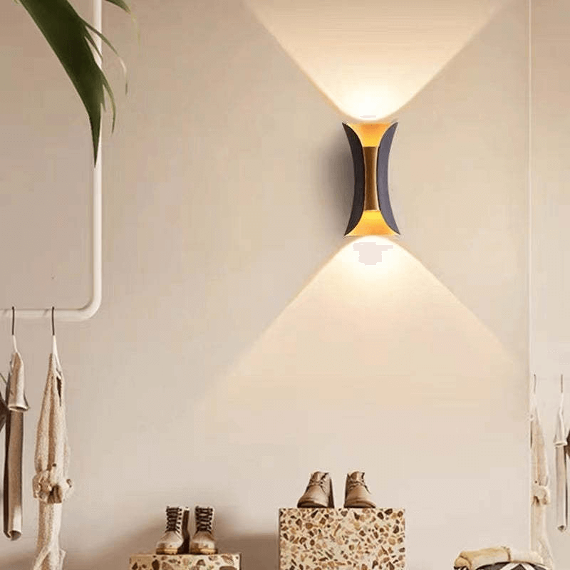 Utomhus LED Aluminium Vägglampa - Vattentät