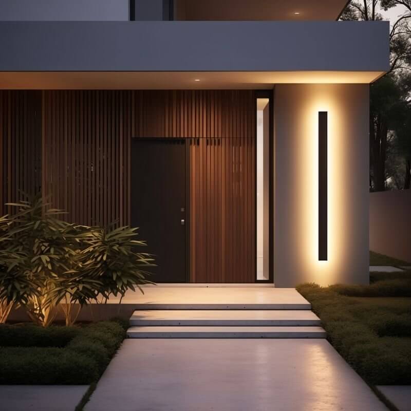 Modern LED Vägglampa Utomhus - Tidös Design