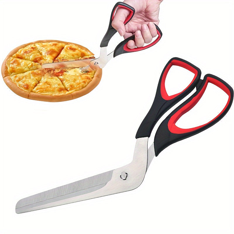Multifunktionella Pizzasaxar i Rostfritt Stål med Komfortgrepp – Lätt Skärning av Pizza och Mer