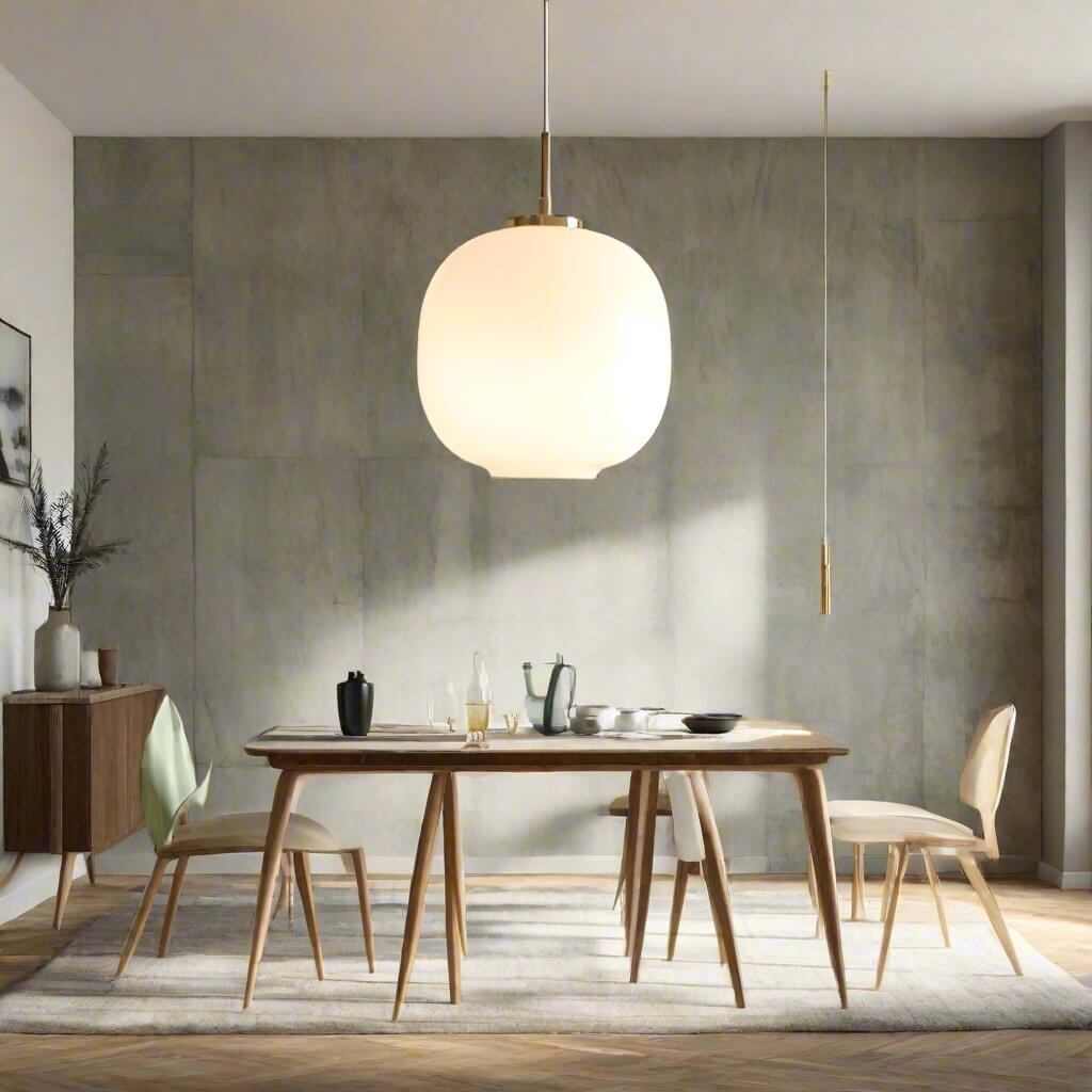 Modern Hänglampa - Opalglas Design
