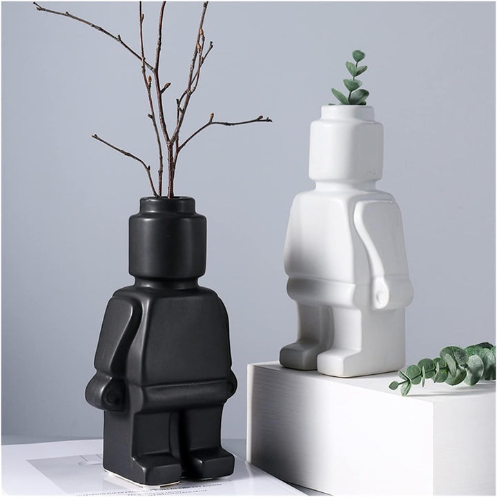 Robotväxter i keramik - BrickBotanica