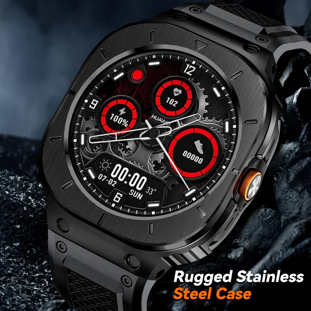 Robust Rostfri Stål Höljeset för Samsung Galaxy Watch Ultra