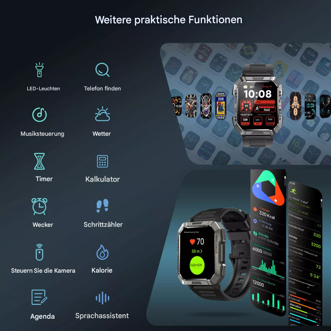 Robust Smartwatch för Äventyrare - TrailMate