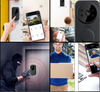 Svart Smart Wi-Fi Dörrklocka med Kamera – Noctiq