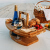 VinHolz | Bärbar Trä Picknick Vin Bord