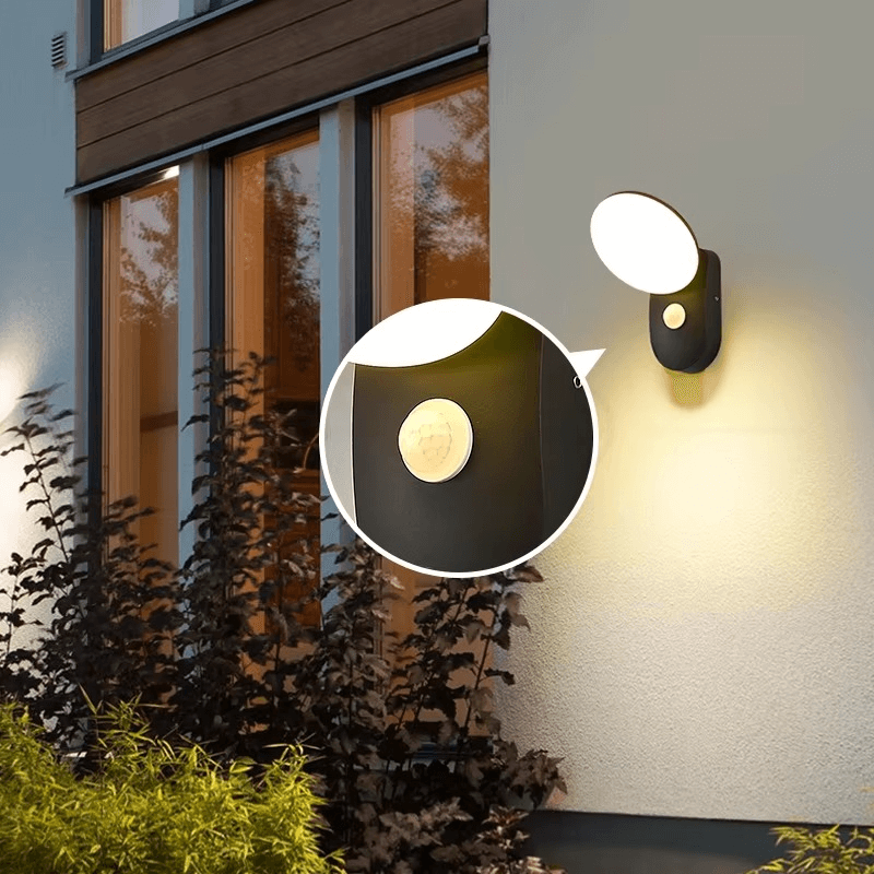 Smart LED Vägglampa med Rörelsesensor