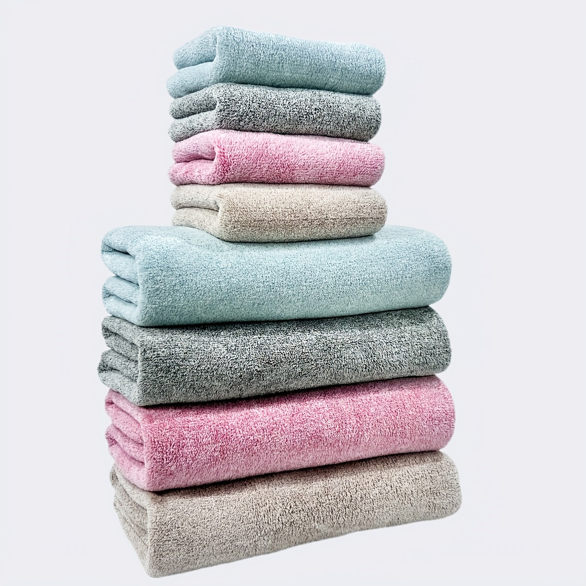 Mjuk Korallvelour Handduksset – Absorberande och Snabbtorkande