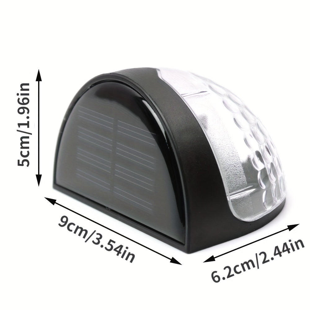 SolarGlow Halvrund LED-staketbelysning – Elegant och Hållbar