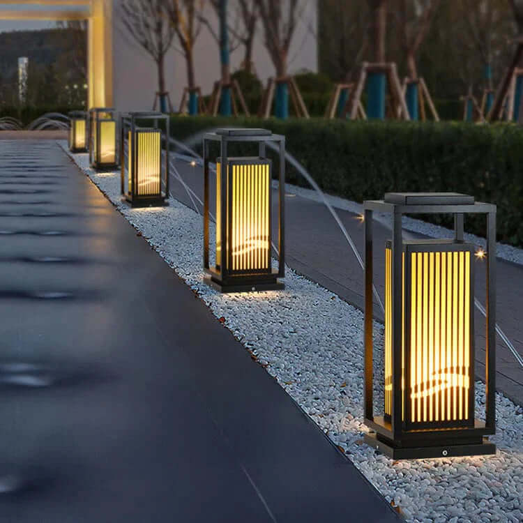 Modern Utomhuslampa på Solenergi