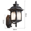 Vägglampa Utomhus - Antik Glasdesign