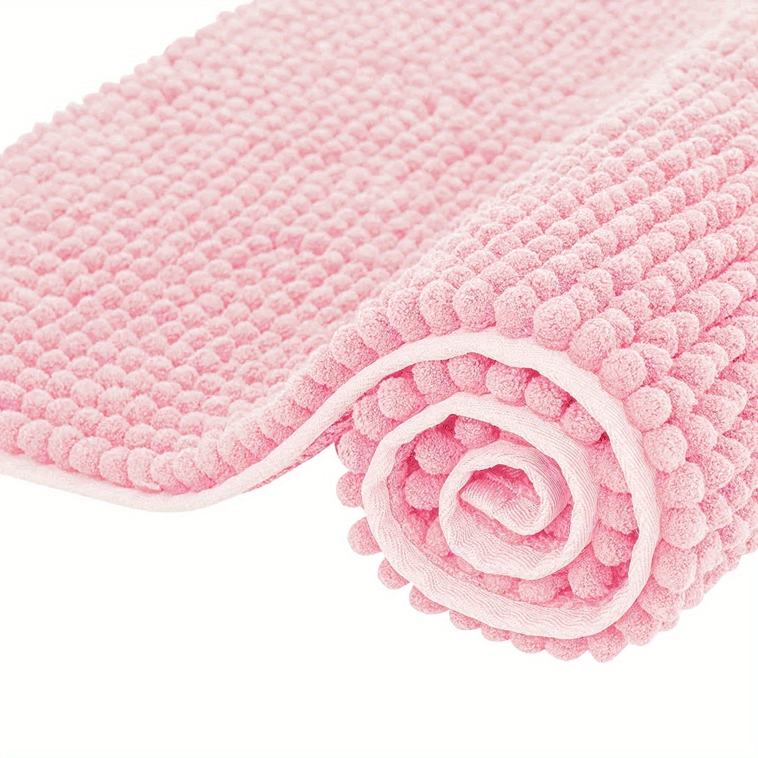 Ultra-Mjuk Chenille Badmatta – Perfekt för Badrum eller Entré