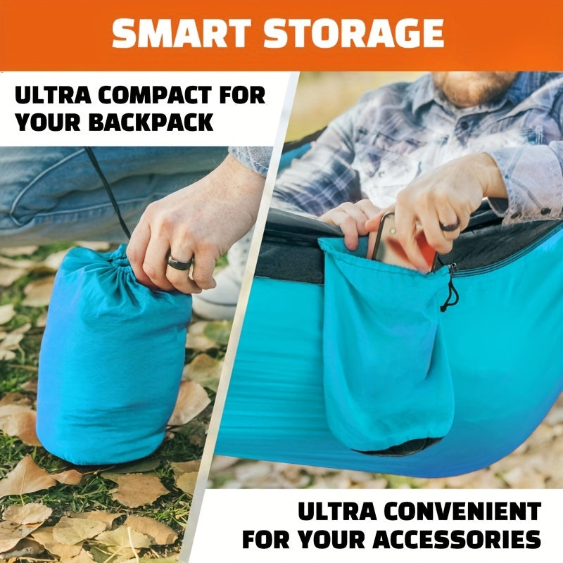 Ute Nylon Hängmatta – Flexibel och Lätt för Alla Äventyr