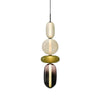 Modern Taklampa med Färgat Glas