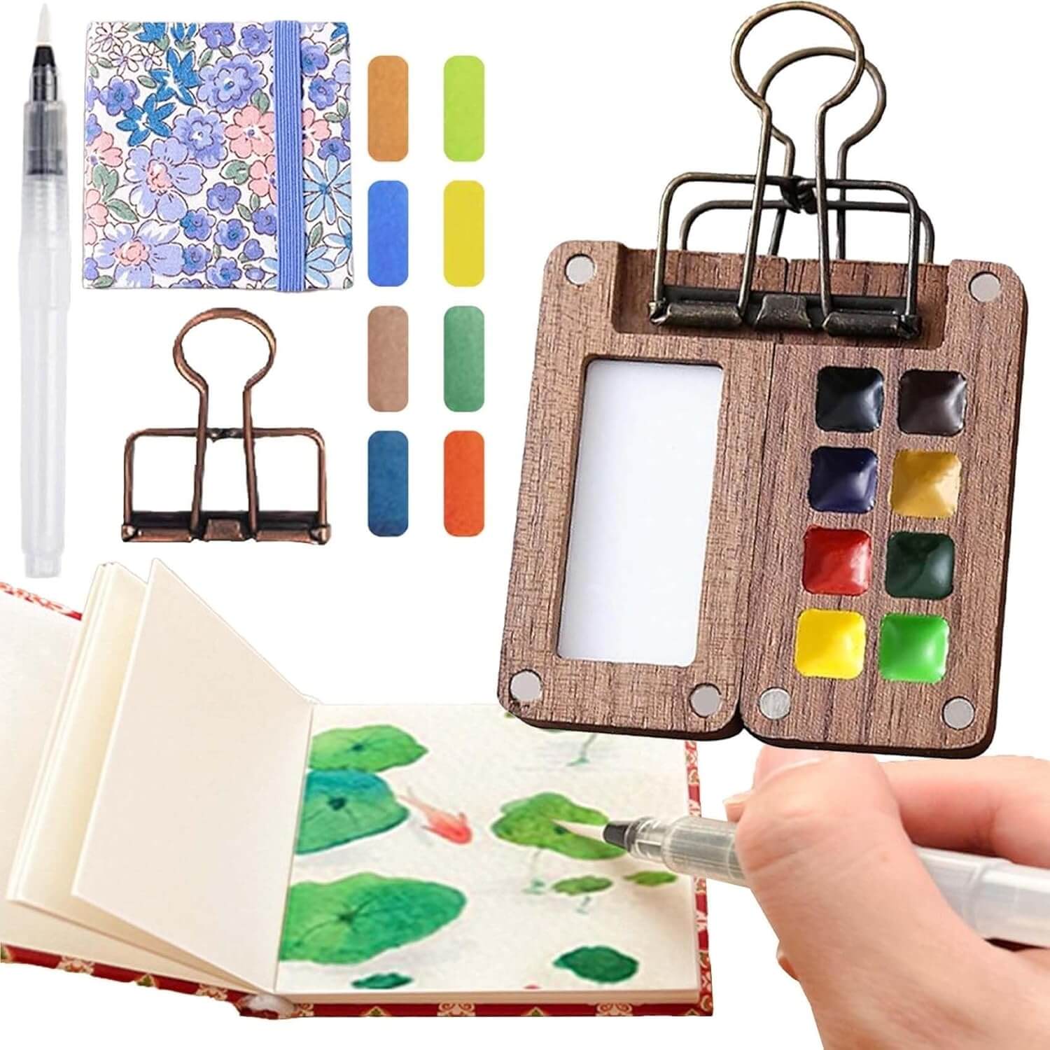 Kompakt ArtPod Akvarellset för Kreativitet På Språng
