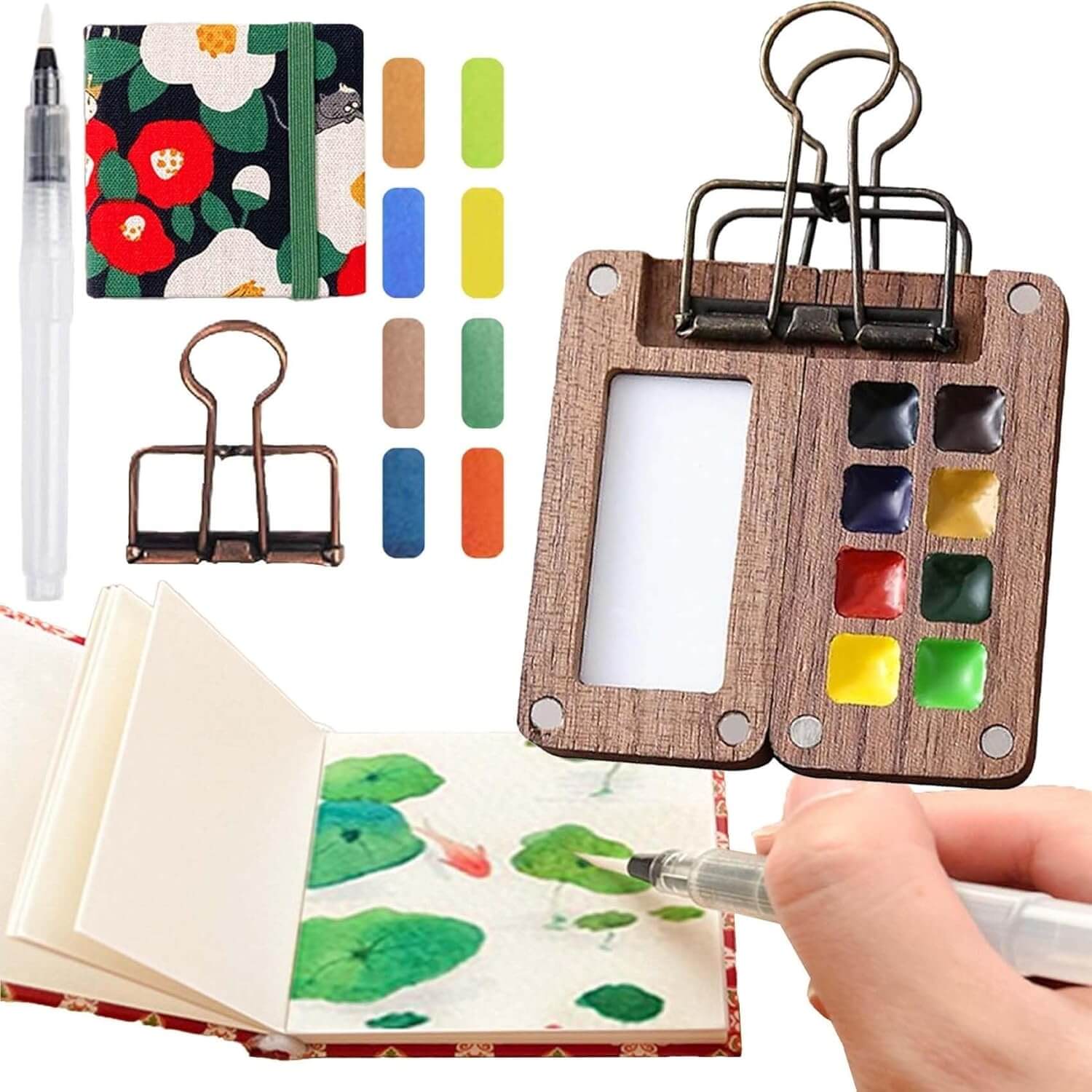Kompakt ArtPod Akvarellset för Kreativitet På Språng