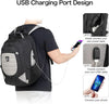 Vattentät anti-tjuv laptop- och rese-ryggsäck med USB-port – 43,94 cm